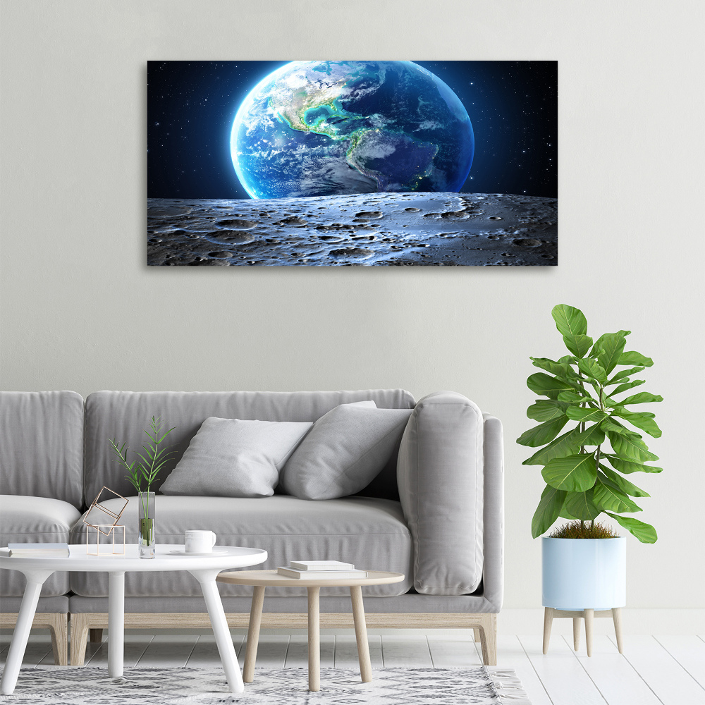 Canvas wall art Planet Earth