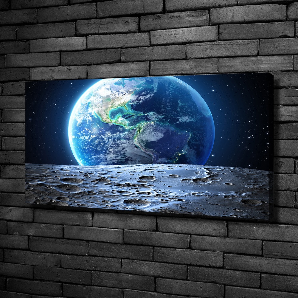 Canvas wall art Planet Earth