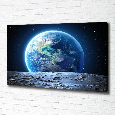 Canvas wall art Planet Earth