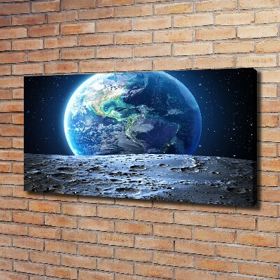 Canvas wall art Planet Earth