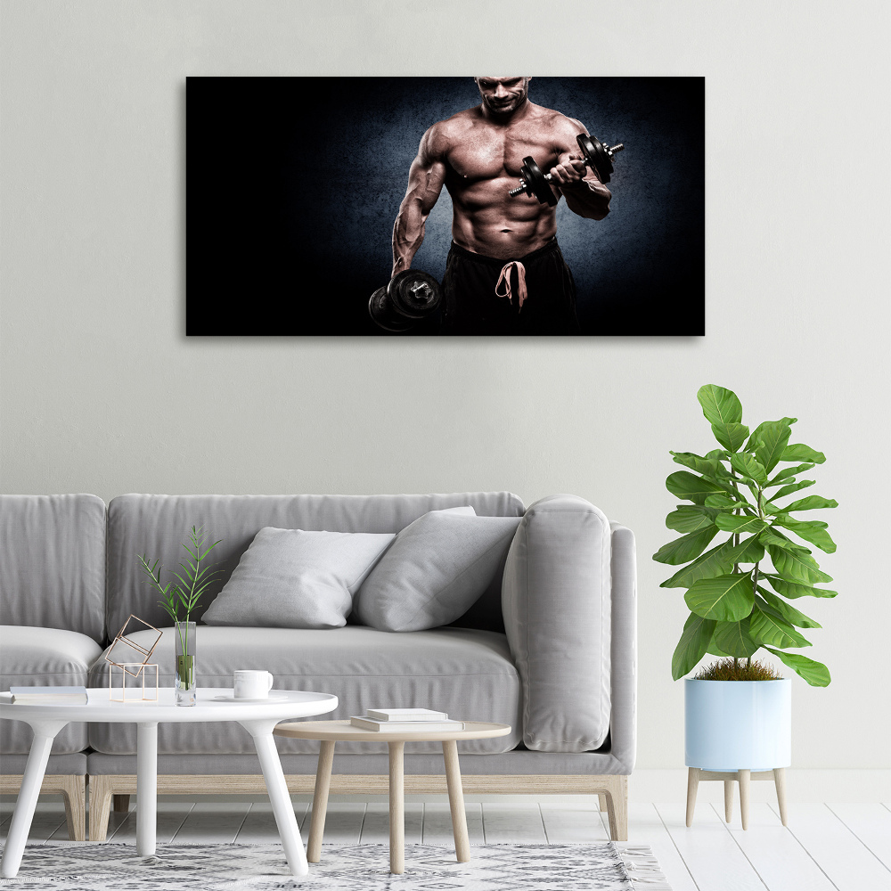 Canvas wall art Muscle structure