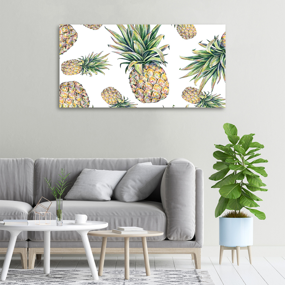 Canvas wall art Pineapple