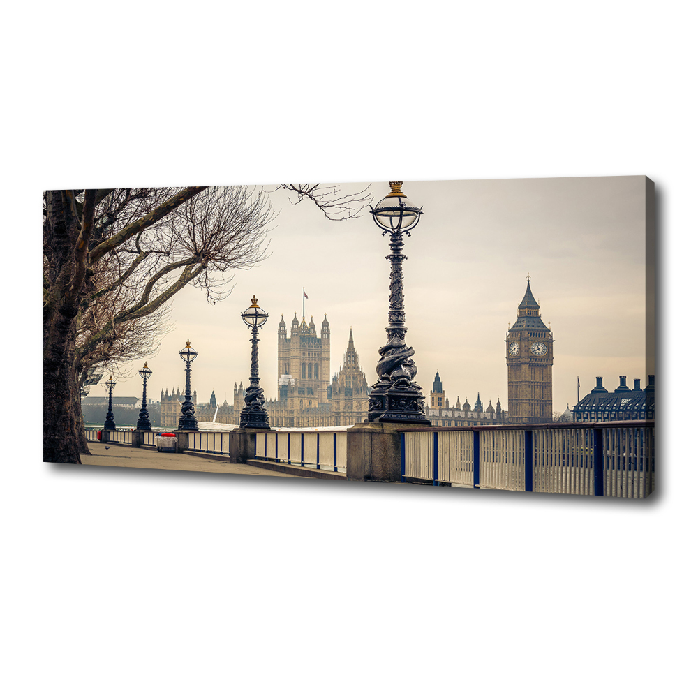 Canvas wall art London in autumn