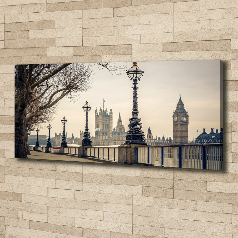 Canvas wall art London in autumn