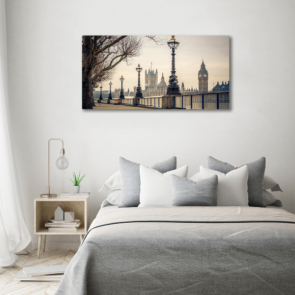 Canvas wall art London in autumn