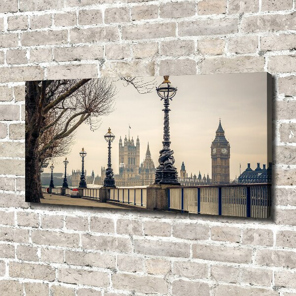 Canvas wall art London in autumn