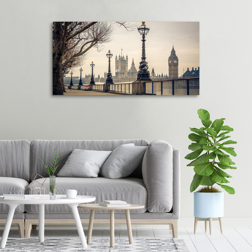 Canvas wall art London in autumn