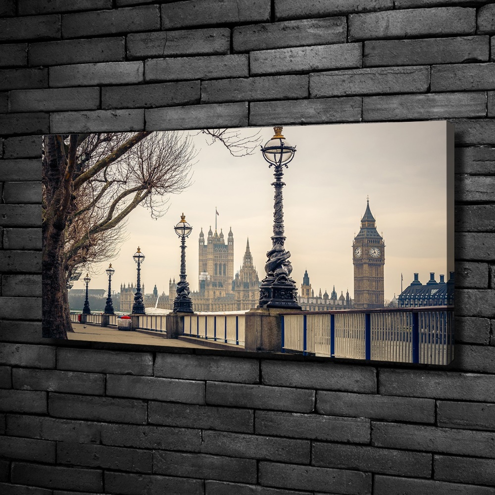 Canvas wall art London in autumn