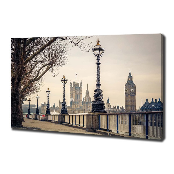 Canvas wall art London in autumn