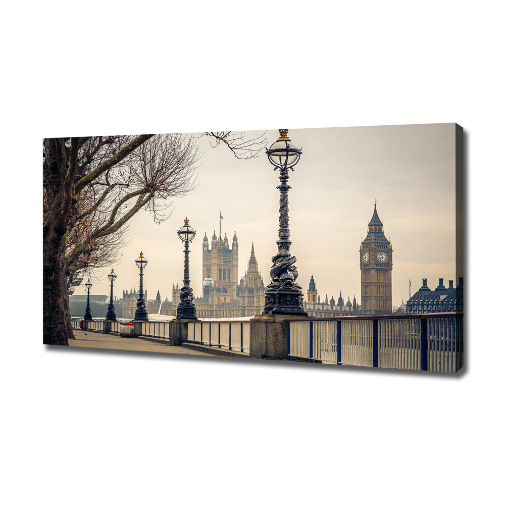 Canvas wall art London in autumn