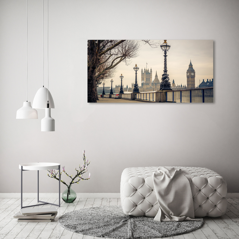 Canvas wall art London in autumn