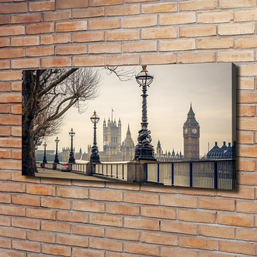 Canvas wall art London in autumn