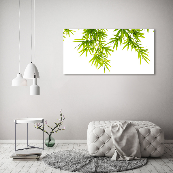 Canvas wall art Bamboo leaves