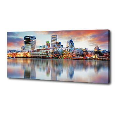 Canvas wall art Panorama of London