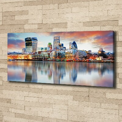 Canvas wall art Panorama of London