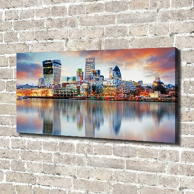 Canvas wall art Panorama of London