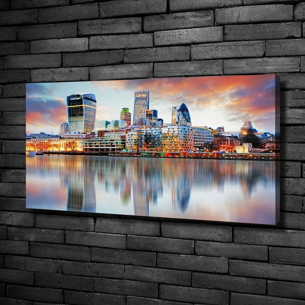 Canvas wall art Panorama of London