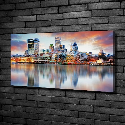 Canvas wall art Panorama of London