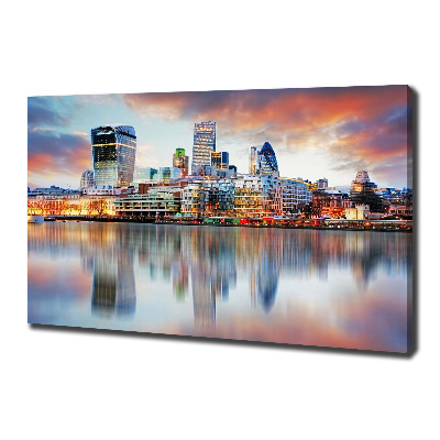 Canvas wall art Panorama of London