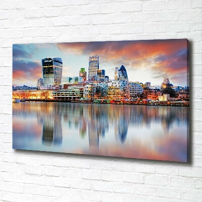 Canvas wall art Panorama of London