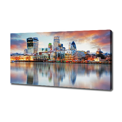 Canvas wall art Panorama of London