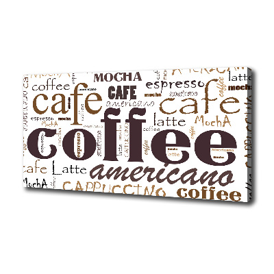 Canvas wall art Coffee