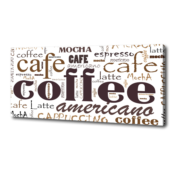 Canvas wall art Coffee