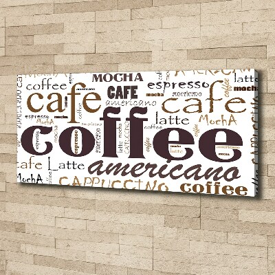 Canvas wall art Coffee