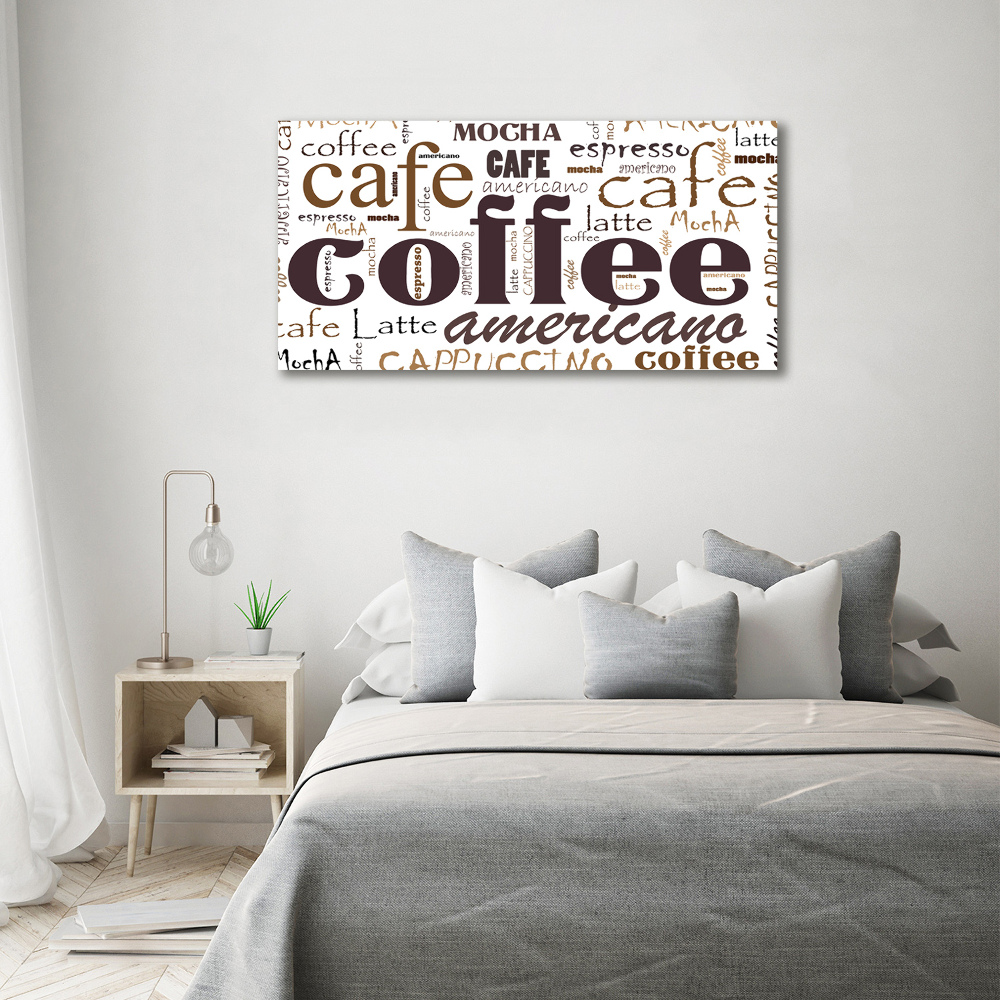 Canvas wall art Coffee