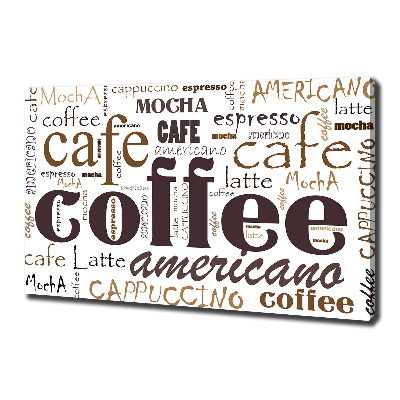 Canvas wall art Coffee