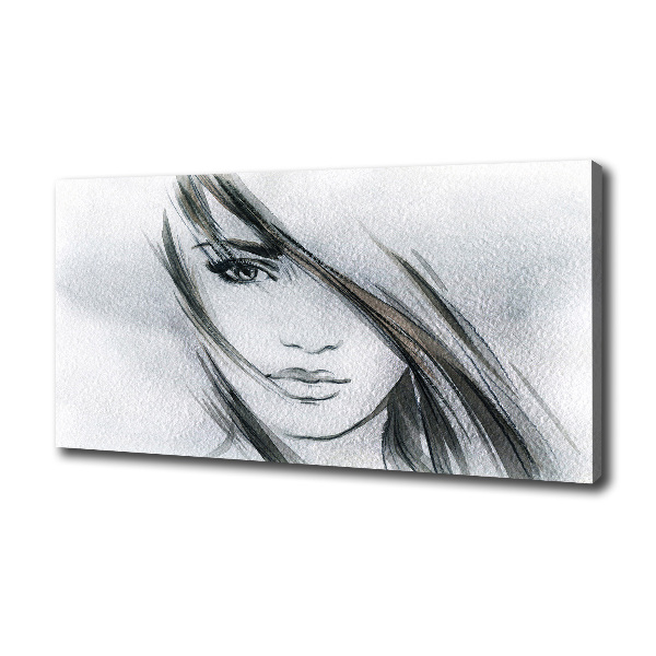 Canvas wall art Portrait of a woman