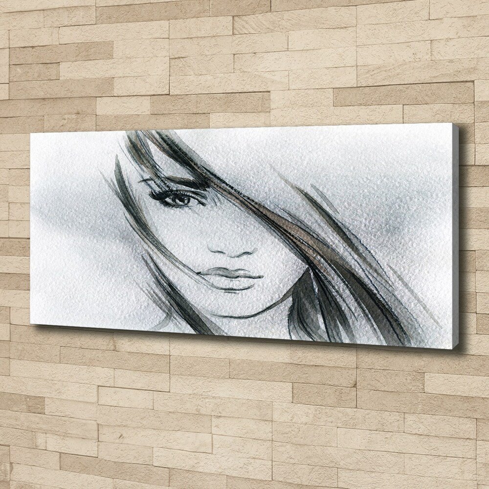 Canvas wall art Portrait of a woman