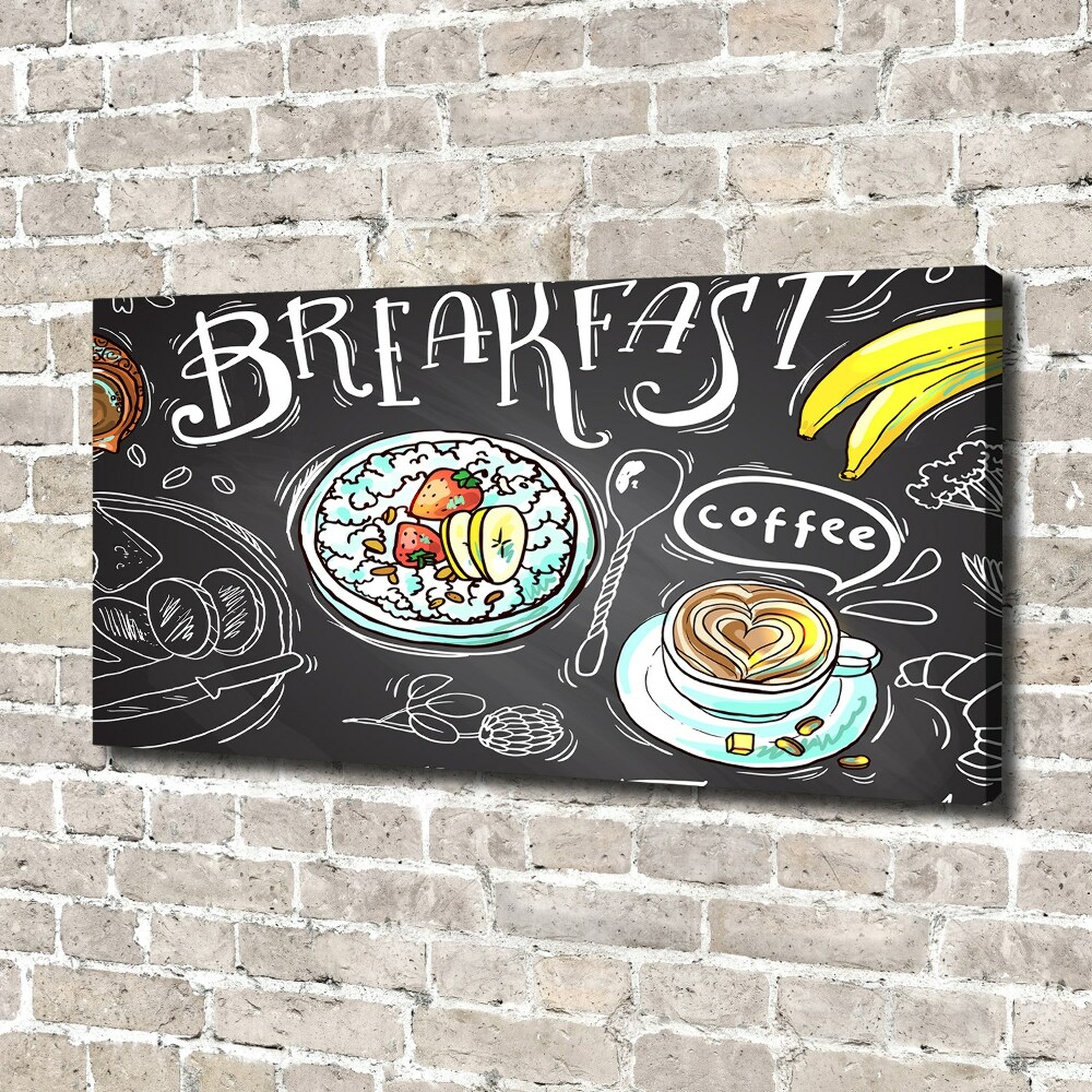 Canvas wall art Breakfast