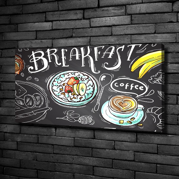 Canvas wall art Breakfast