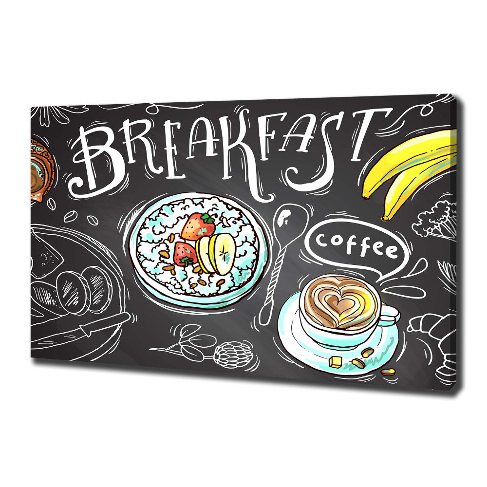 Canvas wall art Breakfast