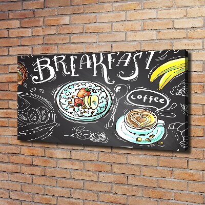 Canvas wall art Breakfast