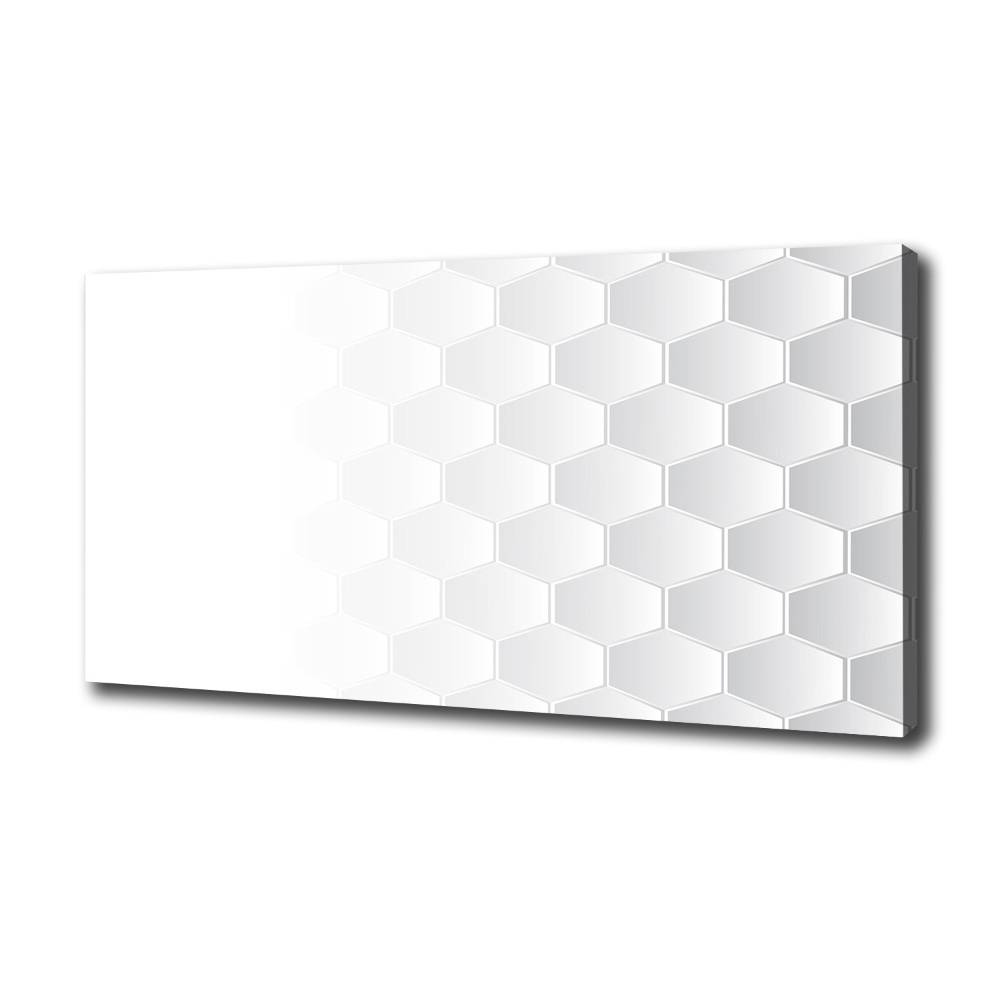 Canvas wall art Background hexagon