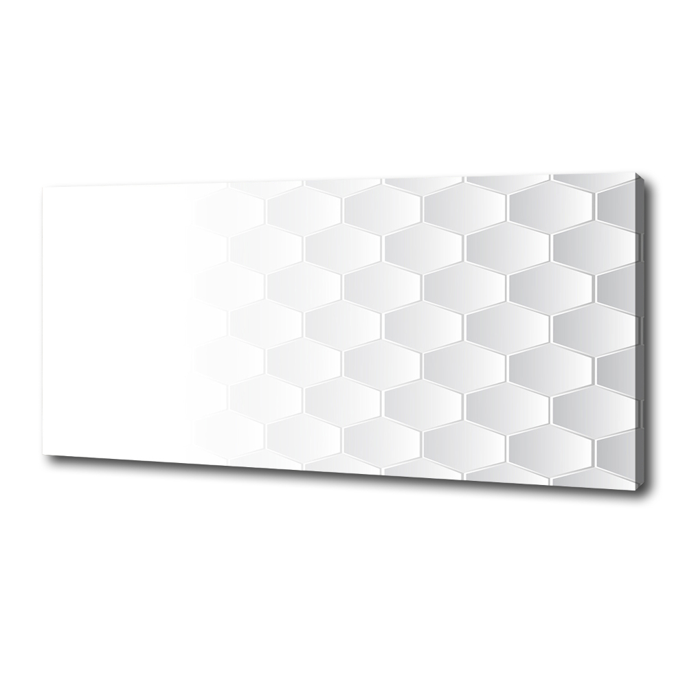 Canvas wall art Background hexagon