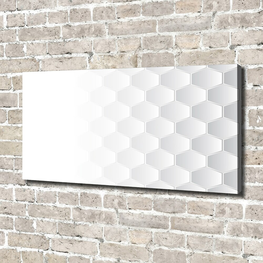 Canvas wall art Background hexagon