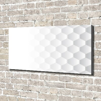 Canvas wall art Background hexagon