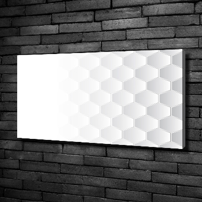 Canvas wall art Background hexagon