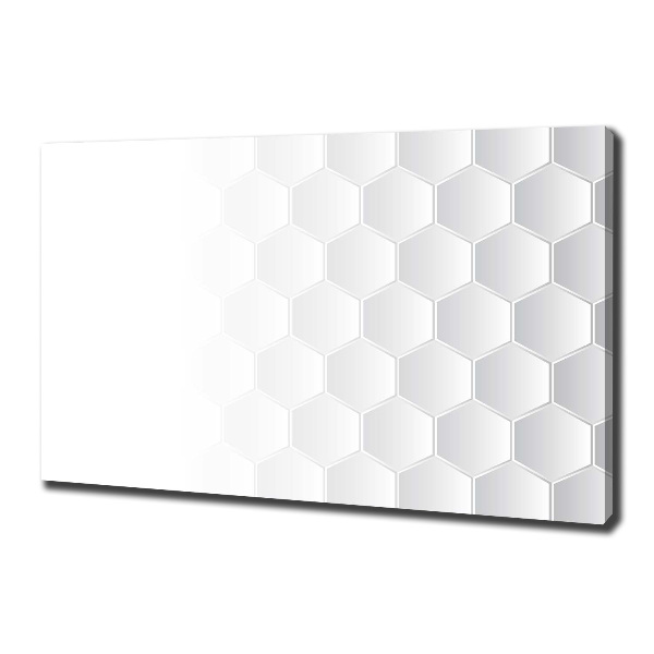 Canvas wall art Background hexagon