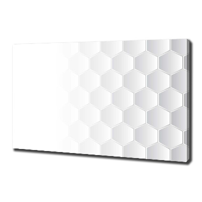 Canvas wall art Background hexagon