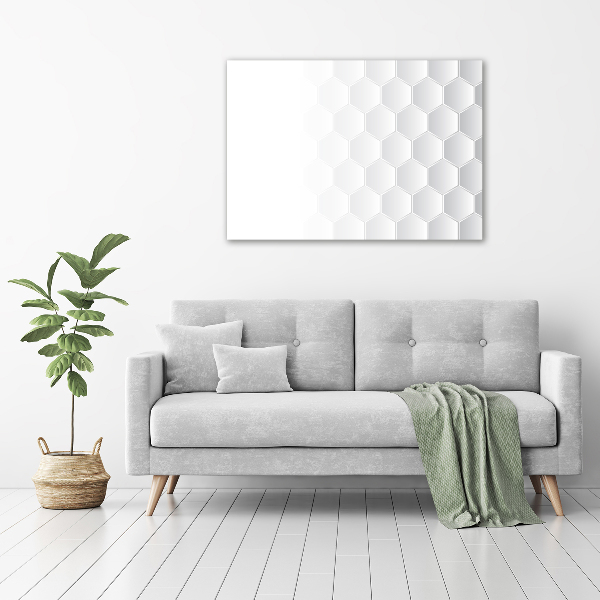 Canvas wall art Background hexagon