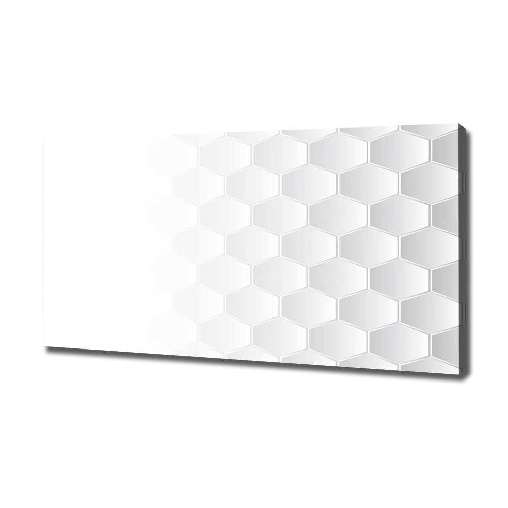 Canvas wall art Background hexagon