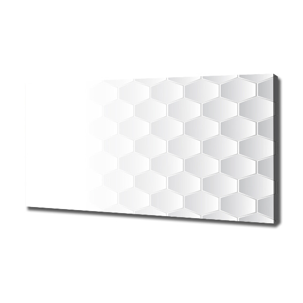 Canvas wall art Background hexagon