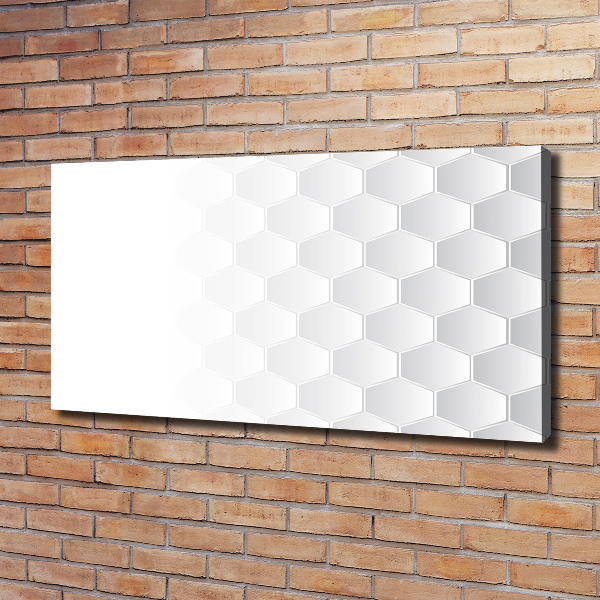 Canvas wall art Background hexagon