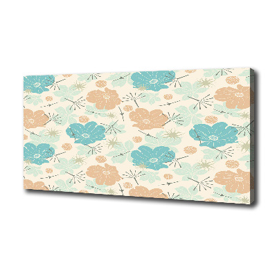 Canvas wall art Floral pattern