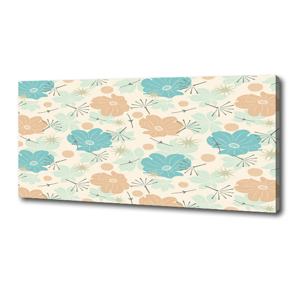 Canvas wall art Floral pattern