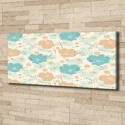 Canvas wall art Floral pattern